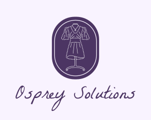 Purple Dress Mannequin logo design