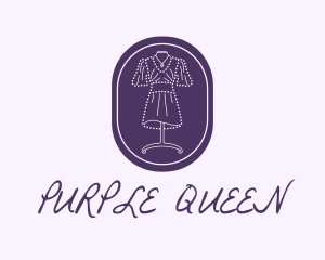 Purple Dress Mannequin logo design