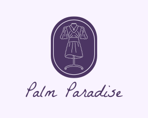 Purple Dress Mannequin logo design