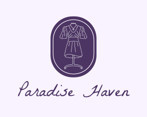 Purple Dress Mannequin logo design