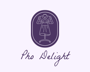 Purple Dress Mannequin logo design