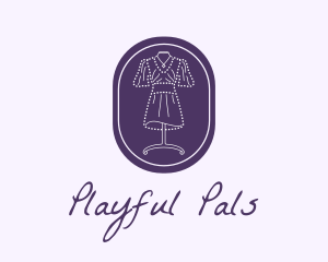 Purple Dress Mannequin logo design