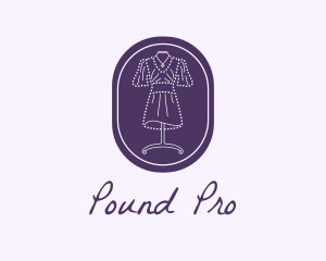 Purple Dress Mannequin logo design