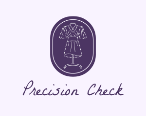 Purple Dress Mannequin logo design