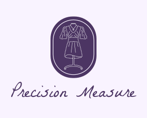 Purple Dress Mannequin logo design