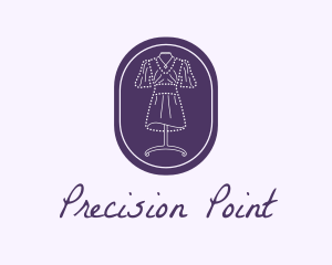 Purple Dress Mannequin logo design