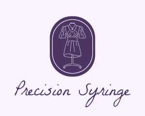 Purple Dress Mannequin logo design