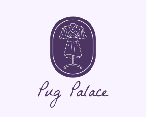 Purple Dress Mannequin logo design