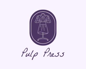 Purple Dress Mannequin logo design