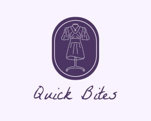 Purple Dress Mannequin logo design