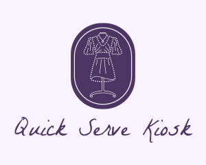 Purple Dress Mannequin logo design