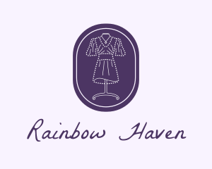 Purple Dress Mannequin logo design