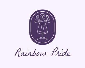 Purple Dress Mannequin logo design