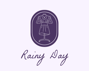 Purple Dress Mannequin logo design