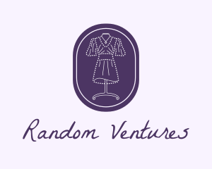 Purple Dress Mannequin logo design