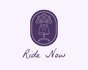 Purple Dress Mannequin logo design