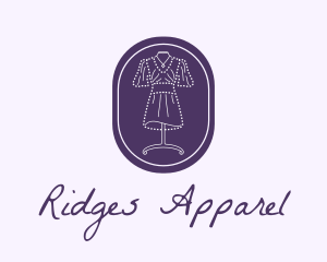 Purple Dress Mannequin logo design