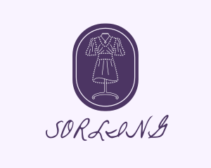 Purple Dress Mannequin logo design