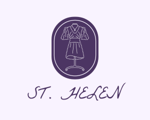 Purple Dress Mannequin logo design