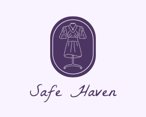 Purple Dress Mannequin logo design