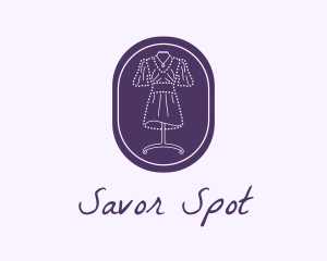 Purple Dress Mannequin logo design