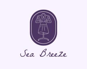 Purple Dress Mannequin logo design