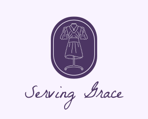 Purple Dress Mannequin logo design