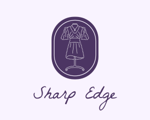 Purple Dress Mannequin logo design