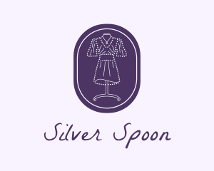 Purple Dress Mannequin logo design