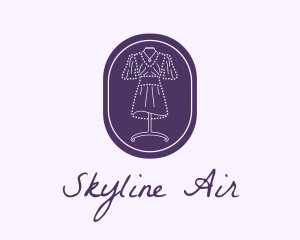 Purple Dress Mannequin logo design