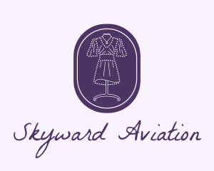 Purple Dress Mannequin logo design