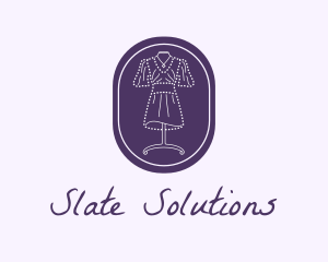 Purple Dress Mannequin logo design