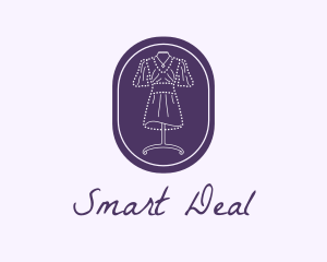 Purple Dress Mannequin logo design