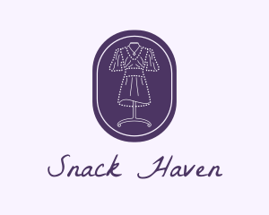 Purple Dress Mannequin logo design