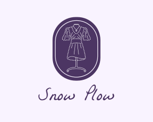 Purple Dress Mannequin logo design