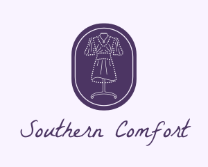 Purple Dress Mannequin logo design