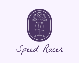 Purple Dress Mannequin logo design