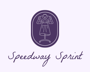 Purple Dress Mannequin logo design