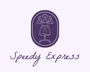 Purple Dress Mannequin logo design