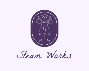 Purple Dress Mannequin logo design