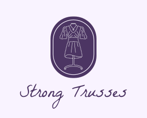 Purple Dress Mannequin logo design