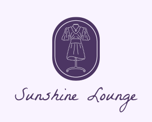 Purple Dress Mannequin logo design