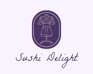 Purple Dress Mannequin logo design