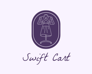 Purple Dress Mannequin logo design