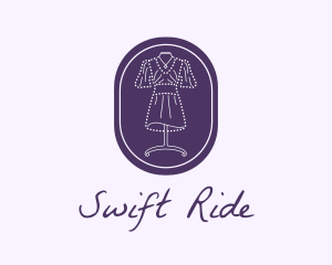 Purple Dress Mannequin logo design