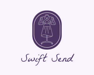 Purple Dress Mannequin logo design