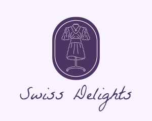 Purple Dress Mannequin logo design