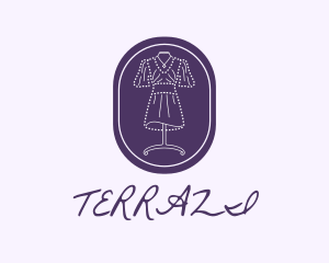 Purple Dress Mannequin logo design