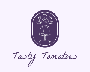 Purple Dress Mannequin logo design