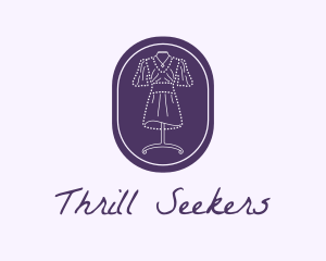 Purple Dress Mannequin logo design